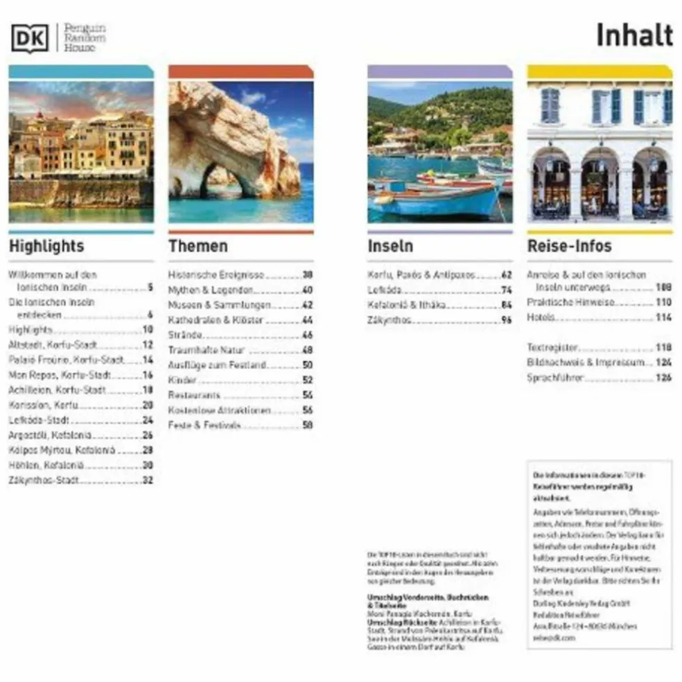 TOP10 REISEFÜHRER KORFU & IONISCHE INSELN