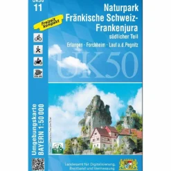 UK50-11 NATURPARK FRÄNKISCHE SCHWEIZ - FRANKENJURA SÜDLICHER