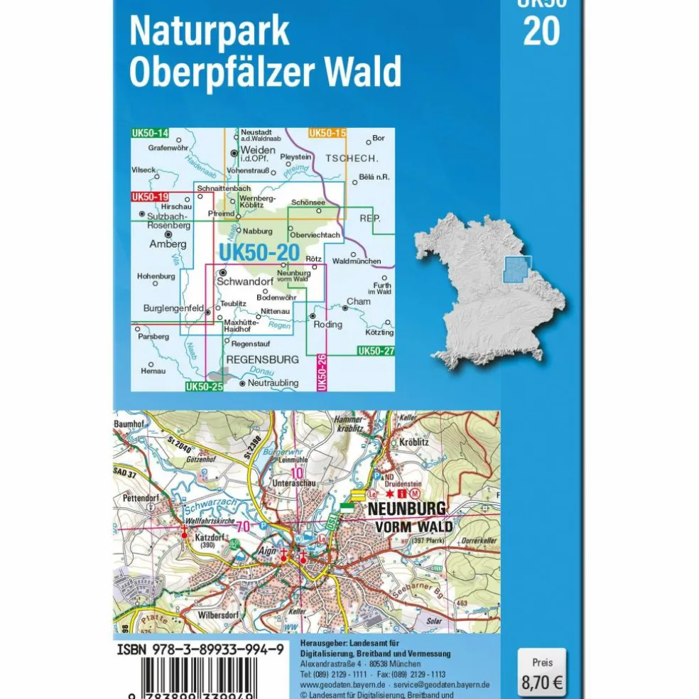 UK50-20 NATURPARK OBERPFÄLZER WALD