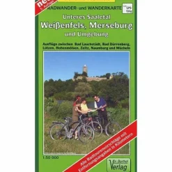 UNTERES SAALETAL, WEIßENFELS, MERSEBURG - Wanderkarte