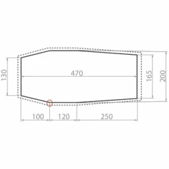Vaude FP ALLROUND CHAPEL XT 3P - Zeltplane