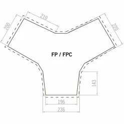 Vaude FPC BADAWI 6P - Footprint