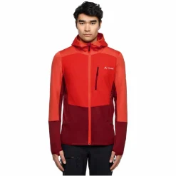 Vaude MONVISO HOODED GRID FLEECE JACKET Herren - Fleecejacke