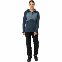 Vaude MONVISO HOODED GRID FLEECE JACKET Damen - Fleecejacke