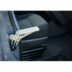 Vickywood UNIVERSAL AUTO TÜR TRITTSTUFE 2.0 KLAPPBAR 180KG SILBER - Zeltzubehör