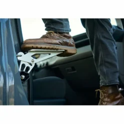 Vickywood UNIVERSAL AUTO TÜR TRITTSTUFE 2.0 KLAPPBAR 180KG SILBER - Zeltzubehör
