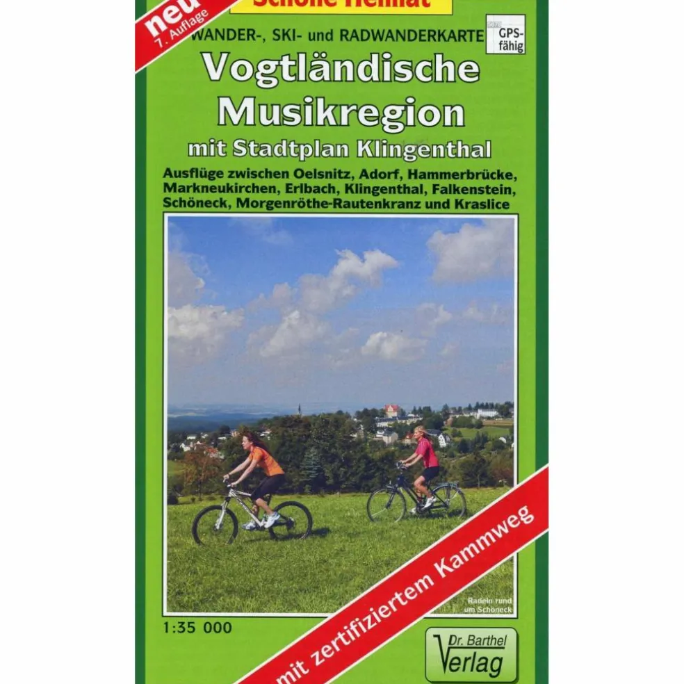 VOGTLÄNDISCHE MUSIKREGION 1 : 35 000. WA - Wanderkarte