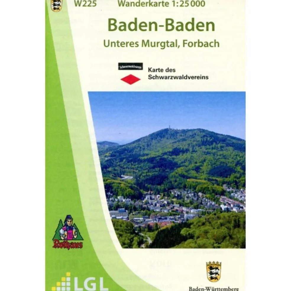 W225 WANDERKARTE 1.25 000 BADEN-BADEN