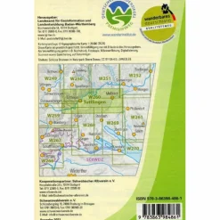 W260 WANDERKARTE 1:25000 TUTTLINGEN