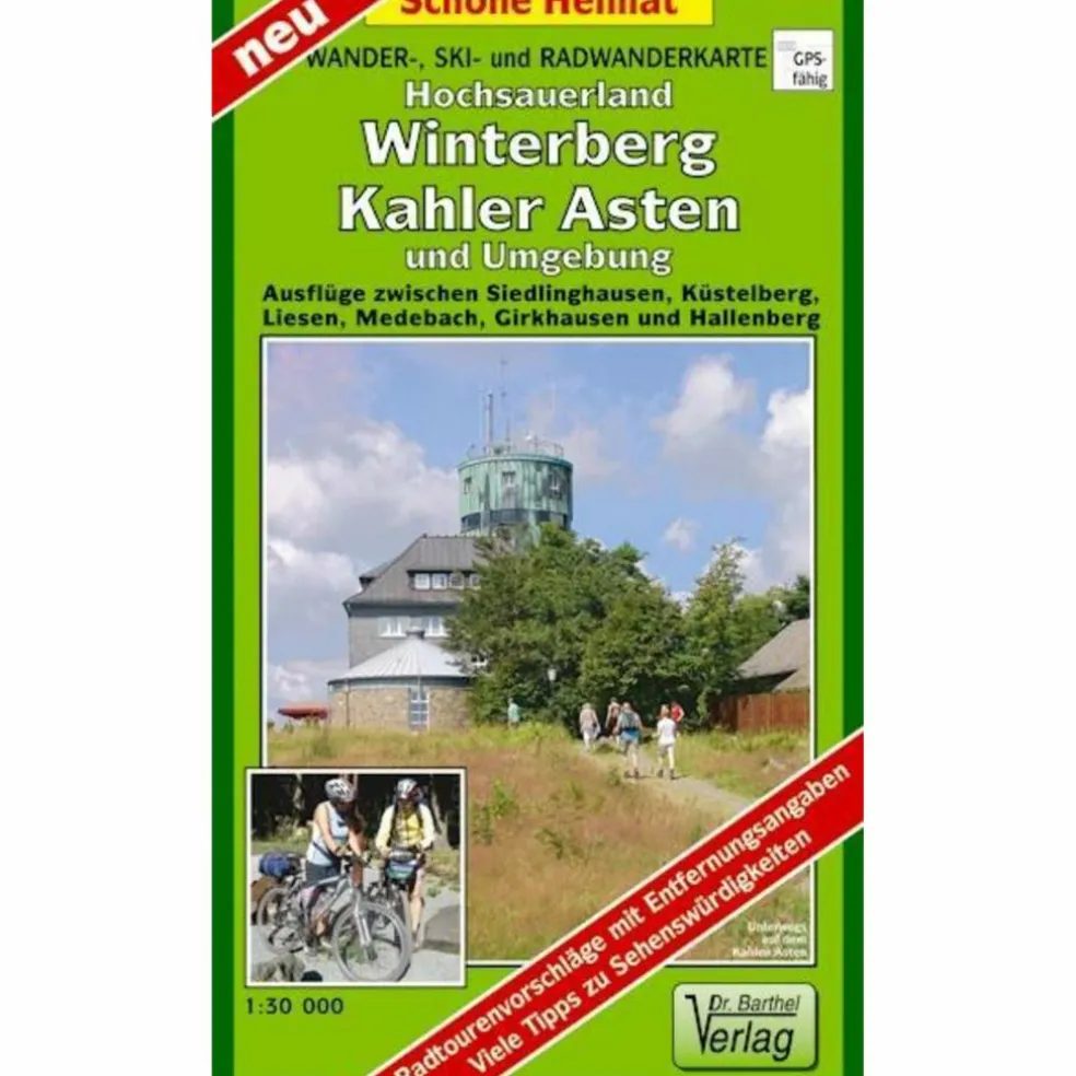 WANDER-, SKI- UND RADWANDERKARTE HOCHSAUERLAND - Wanderkarte