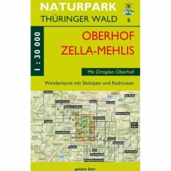 WANDERKARTE OBERHOF/ZELLA-MEHLIS