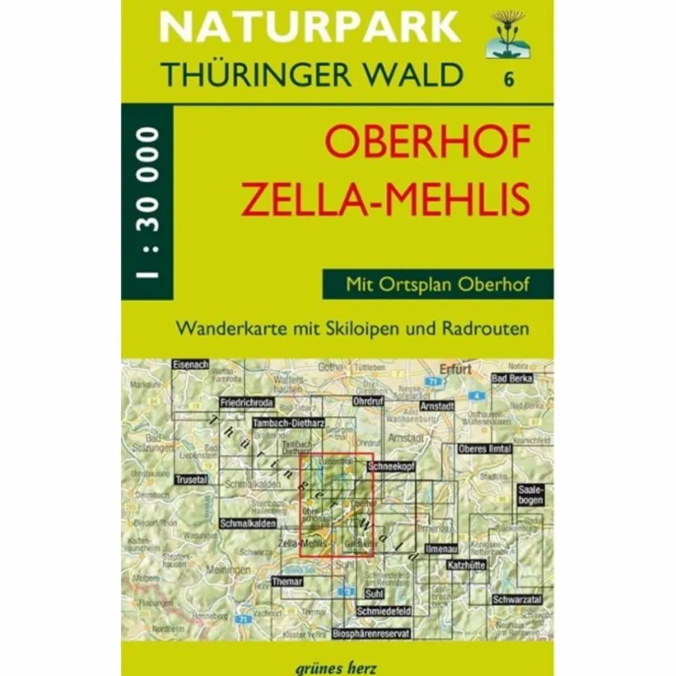 WANDERKARTE OBERHOF/ZELLA-MEHLIS