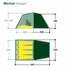 Wechsel VOYAGER - Familienzelt