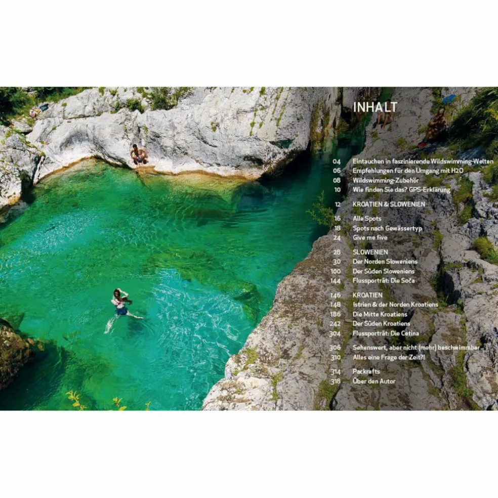 WILD SWIMMING KROATIEN UND SLOWENIEN - Gewässerführer