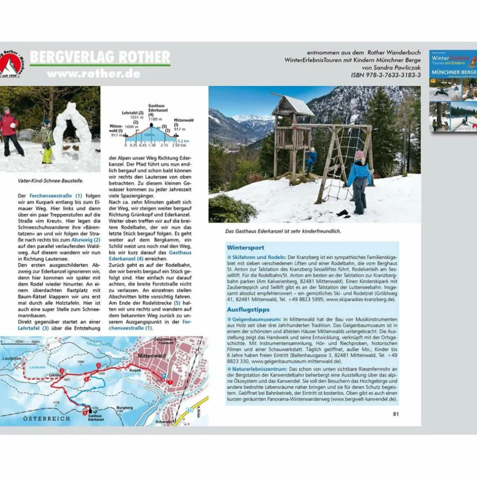 WINTER-ERLEBNISTOUREN MIT KINDERN