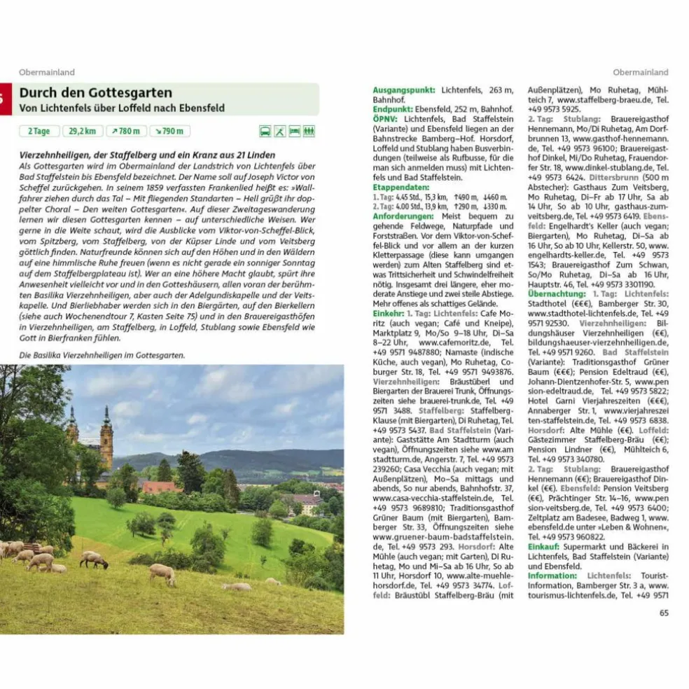 WOCHENENDTOUREN FRANKEN - Wanderführer