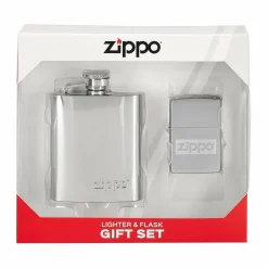 Zippo LIGHTER & FLASK GIFT SET